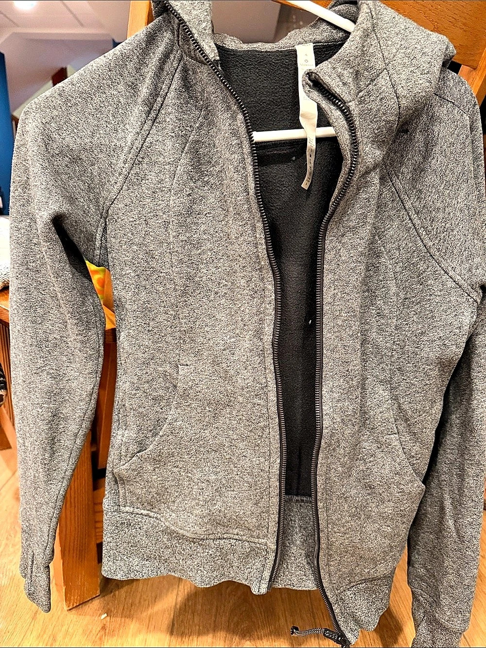 lululemon Scuba Hoodie Gray Full-Zip Hooded Jacket Size 4